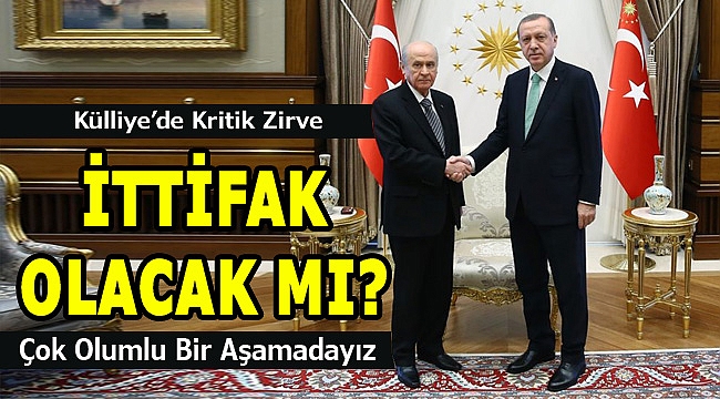 Erdoğan ve Devlet Bahçeli görüştü! İttifak olacak mı?