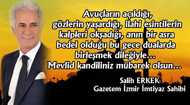 Erkek, Mevlid Kandilini kutladı