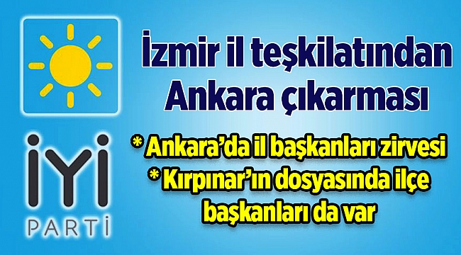 İYİ Parti İzmir'de taşlar yerine oturuyor!