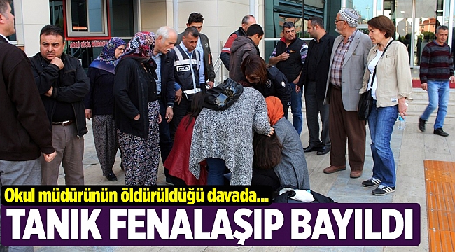 İzmir'de müdürün öldürüldüğü davada tanıklar dinlendi