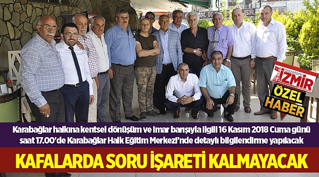 KAFALARDA SORU İŞARETİ KALMAYACAK