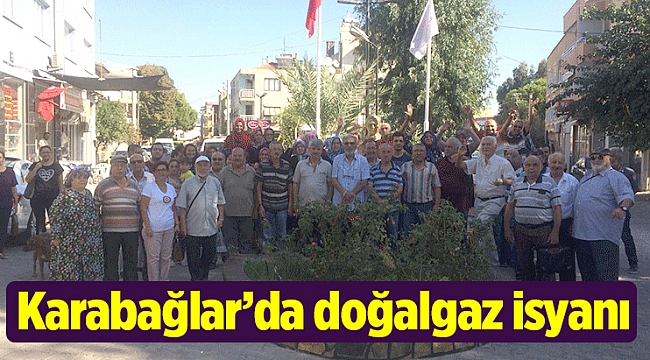 Karabağlar’da doğalgaz isyanı