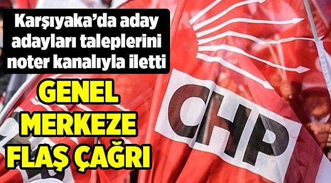 Karşıyaka'da eğilim yoklaması talebi