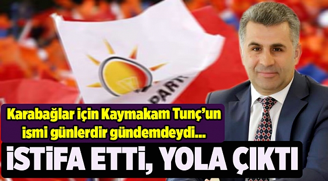 Kaymakam istifa etti, başkan adaylığı için yola çıktı