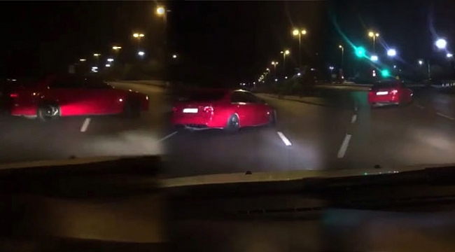 'Makas' ve 'drift' terörü kamerada!