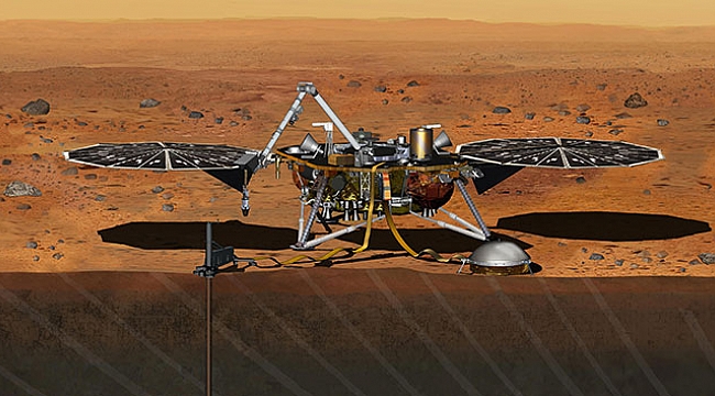 NASA'nın uzay aracı InSight Mars'a indi
