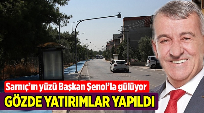 Sarnıç’ın yüzü Başkan Şenol’la gülüyor