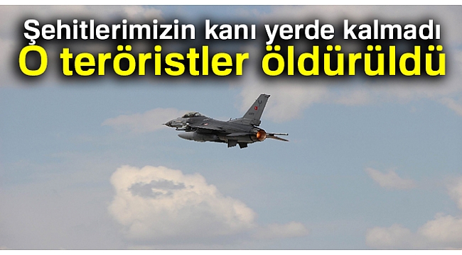 Şehitlerimizin kanı yerde kalmadı: O teröristler öldürüldü