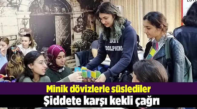 Şiddete karşı kekli çağrı
