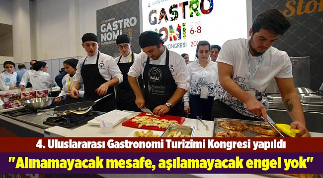 "Alınamayacak mesafe, aşılamayacak engel yok"