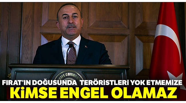 Bakan Çavuşoğlu: 'Fırat'ın doğusunda da bu teröristleri yok etmemize...'