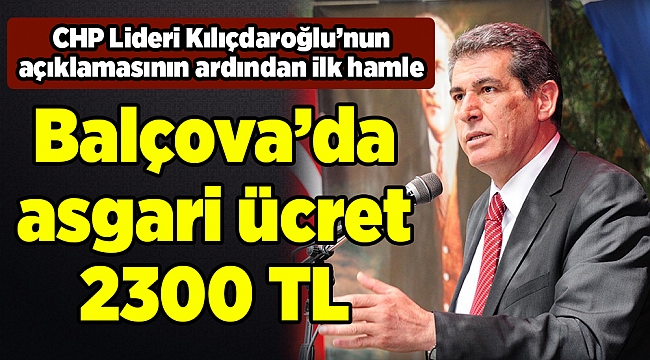 Balçova’da asgari ücret 2300 TL