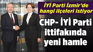 CHP- İYİ Parti ittifakında yeni hamle