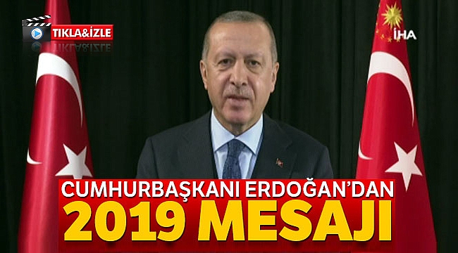 Cumhurbaşkanı Erdoğan'dan 'yeni yıl' mesajı