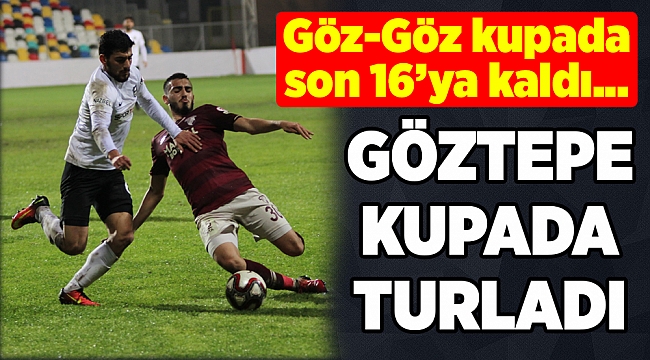 Göztepe kupa maçında moral buldu...