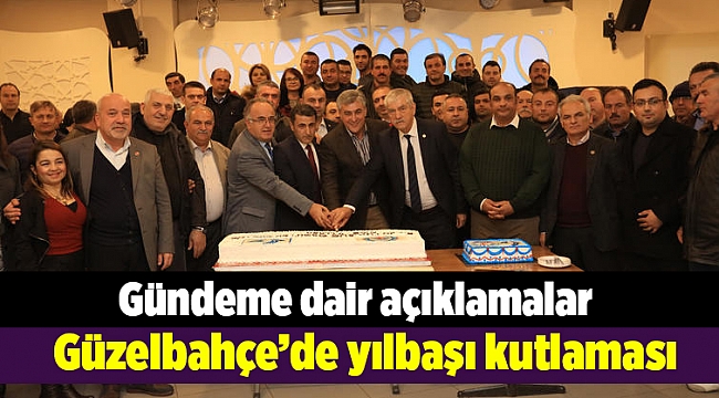 Güzelbahçe’de yılbaşı kutlaması