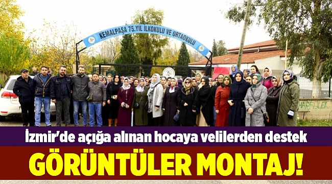 İzmir'de açığa alınan hocaya velilerden destek