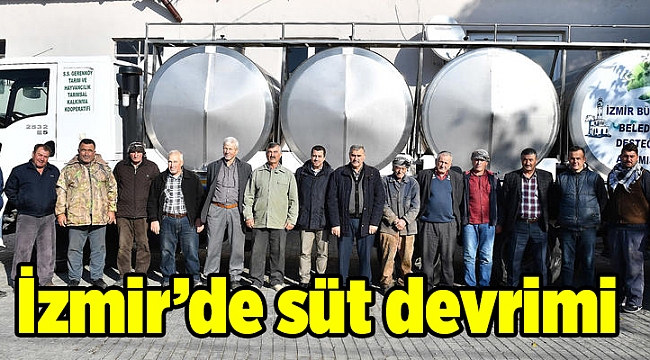İzmir’de süt devrimi