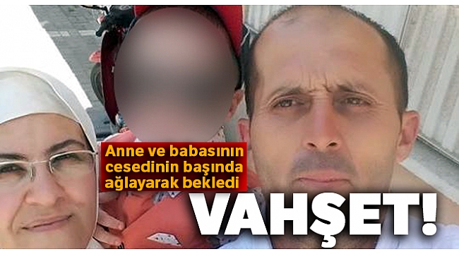 Kardeşini ve eniştesini yeğeninin gözü önünde öldürdü