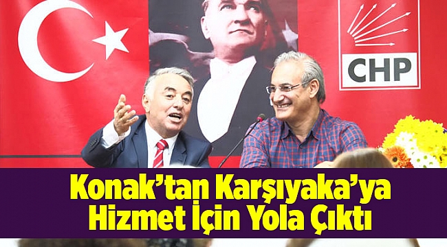 Konak’tan Karşıyaka’ya Hizmet İçin Yola Çıktı
