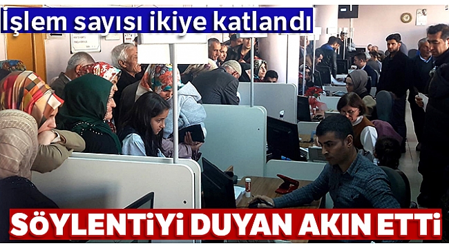 Nüfus ve Vatandaşlık Müdürlüğünde yıl sonu yoğunluğu