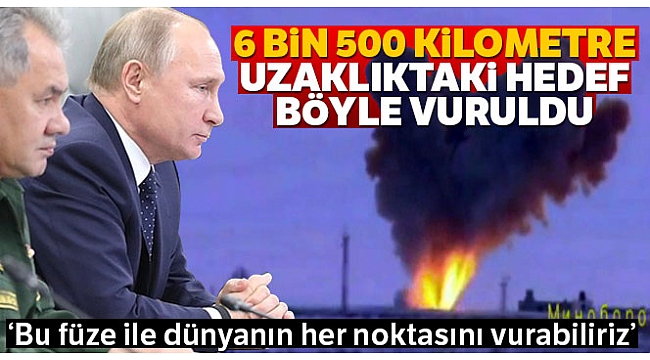 Rusya'nın en prestijli füze sistemi test edildi