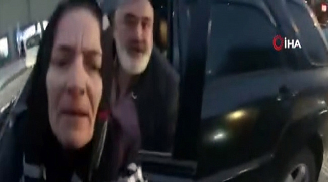 Şişli'de motosikletliye coplu saldırı kamerada