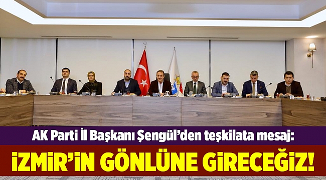 "Tek amacımız İzmir'e hizmet etmek"