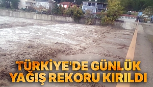 Türkiye'de günlük yağış rekoru kırıldı