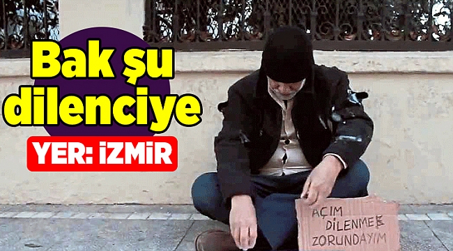 Bak şu dilenciye