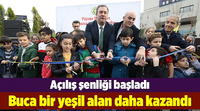 Buca bir yeşil alan daha kazandı