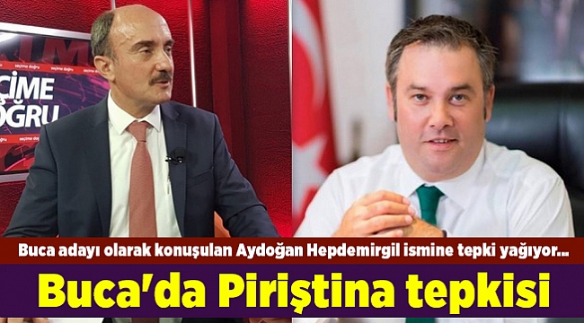 Buca'da Piriştina tepkisi