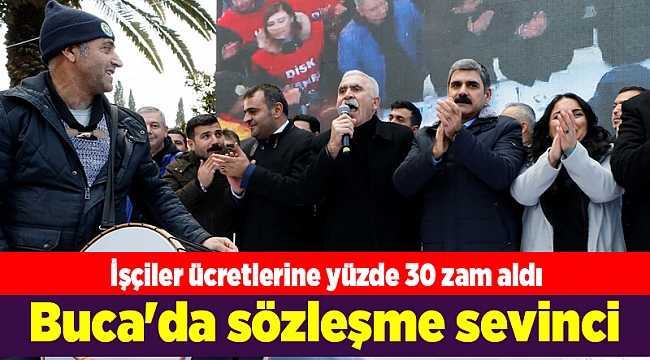 Buca'da sözleşme sevinci