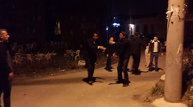 Bursa'da hareketli saatler...Kavgayı ayırmak isteyen polislere ateş ettiler