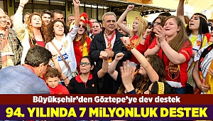 Büyükşehir’den Göztepe’ye 7 milyon liralık destek