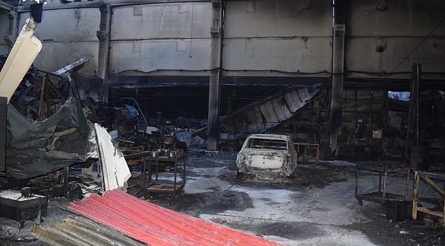 Dehşet hava aydınlanınca ortaya çıktı: 6 fabrikada büyük zarar