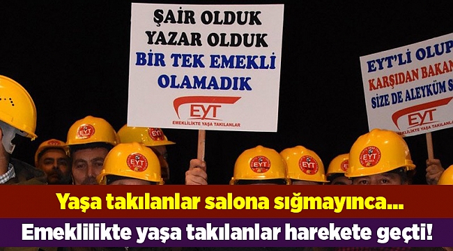 Emeklilikte yaşa takılanlar harekete geçti!