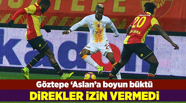 Göztepe evinde Galatasaray'a mağlup oldu