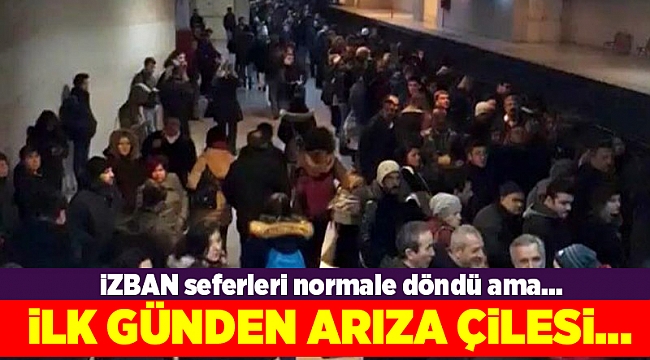 İZBAN seferleri normale döndü ama...