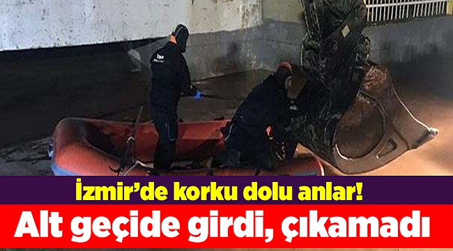 İzmir'de korku dolu anlar!