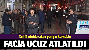 İzmir'de otelde yangın paniği
