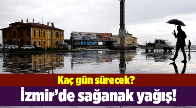 İzmir'de yağışlı günler...