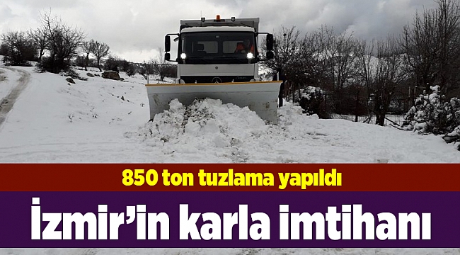 İzmir'in karla imtihanı
