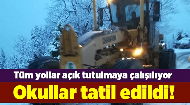 İzmir'in o ilçesinde okullara kar tatili!