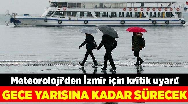 İzmir yağmura teslim