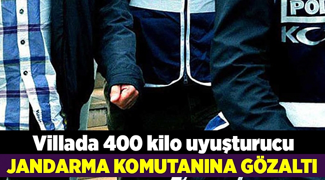 Jandarma komutanına uyuşturucudan gözaltı