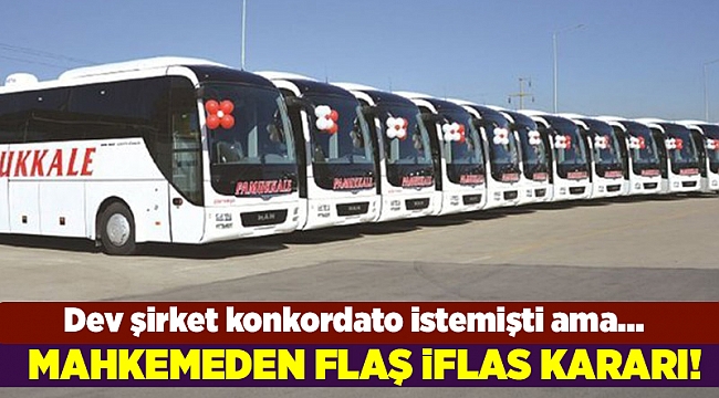 Mahkemeden Pamukkale AŞ'ye iflas kararı