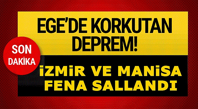 Menemen ve Manisa&#039;da Korkutan Depremler!