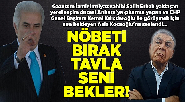 NÖBETİ BIRAK TAVLA SENİ BEKLER!