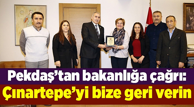 Pekdaş’tan bakanlığa çağrı: Çınartepe’yi bize geri verin